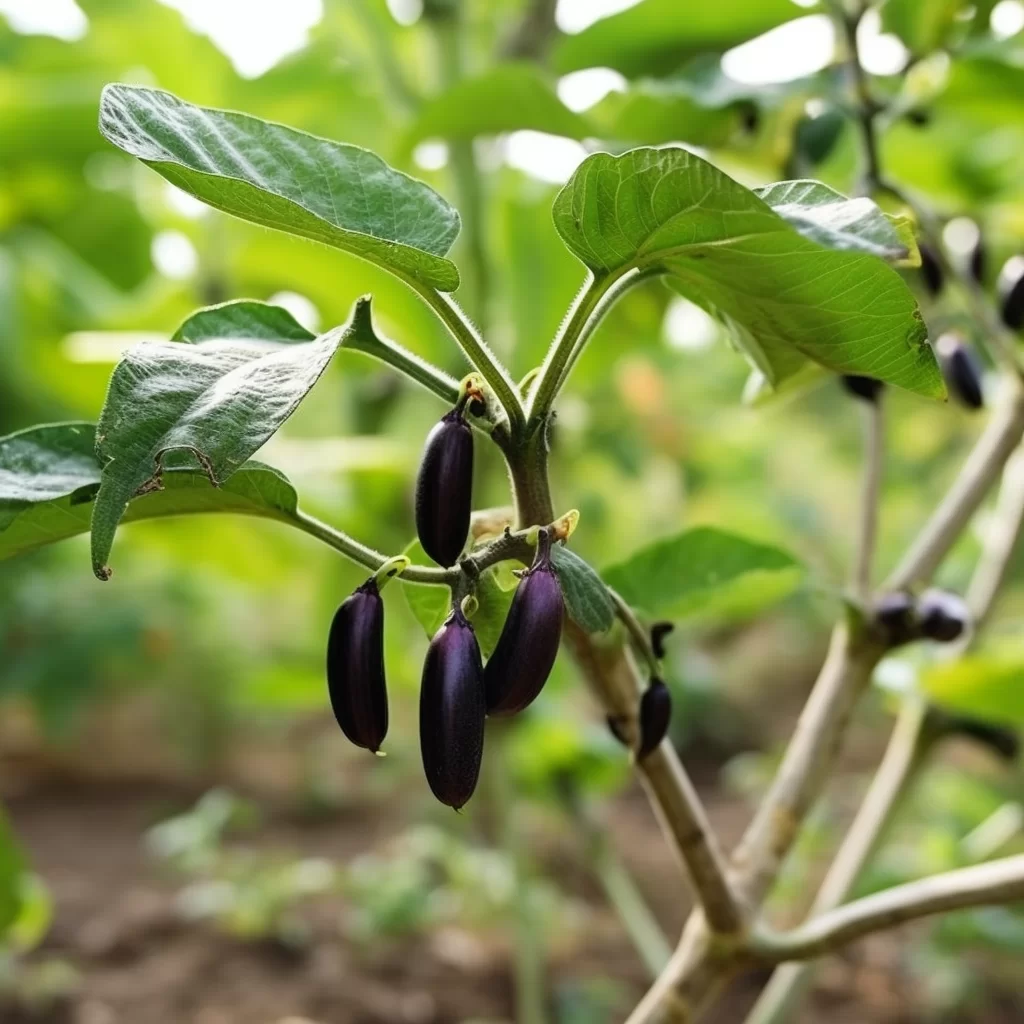 black beauty eggplant plant 1
