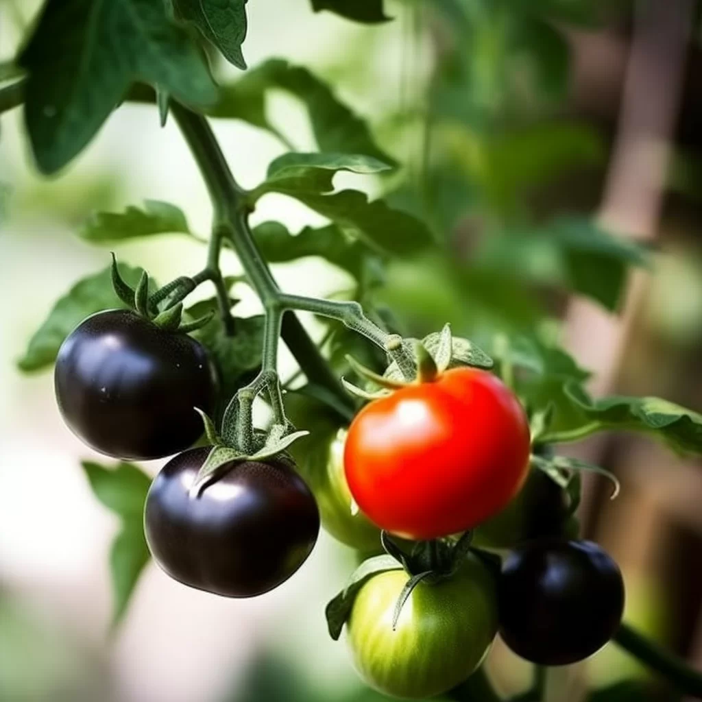 black krim tomato plant 1